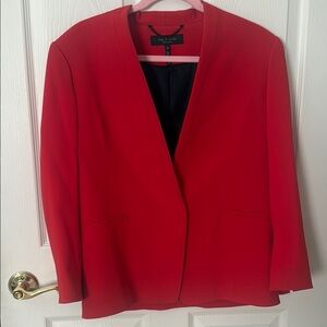 Rag & Bone Red Blazer Classic Suit Jacket size 10